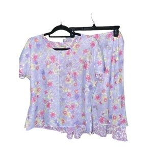 TWO PIECE BLOUSE AND SKIRT SET